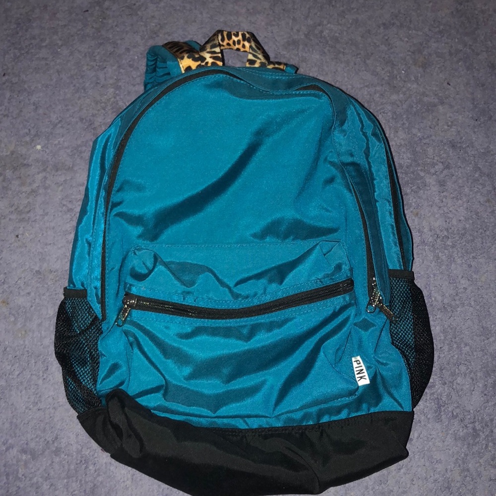 Pink VS Teal & Leopard Print BackPack